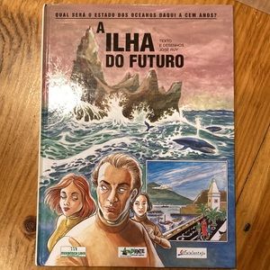 Portuguese A ILHA DO FUTURO 2004 HC Book Comic Style